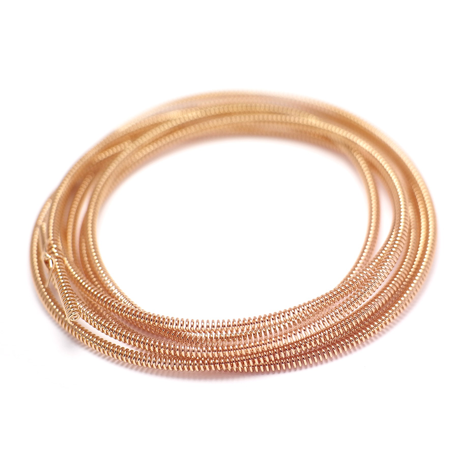 Rose Gold Bracelet - Lente Kettingen, Rosé Verguld Messing Ketting