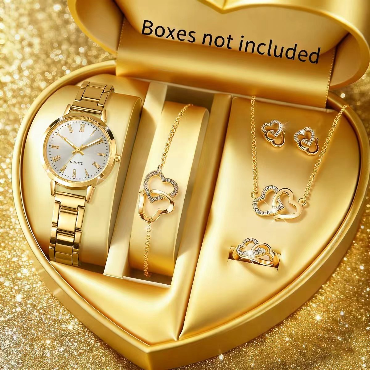 Jewelry Like Watches - 6 STKS Mode Dames Quartz Horloge