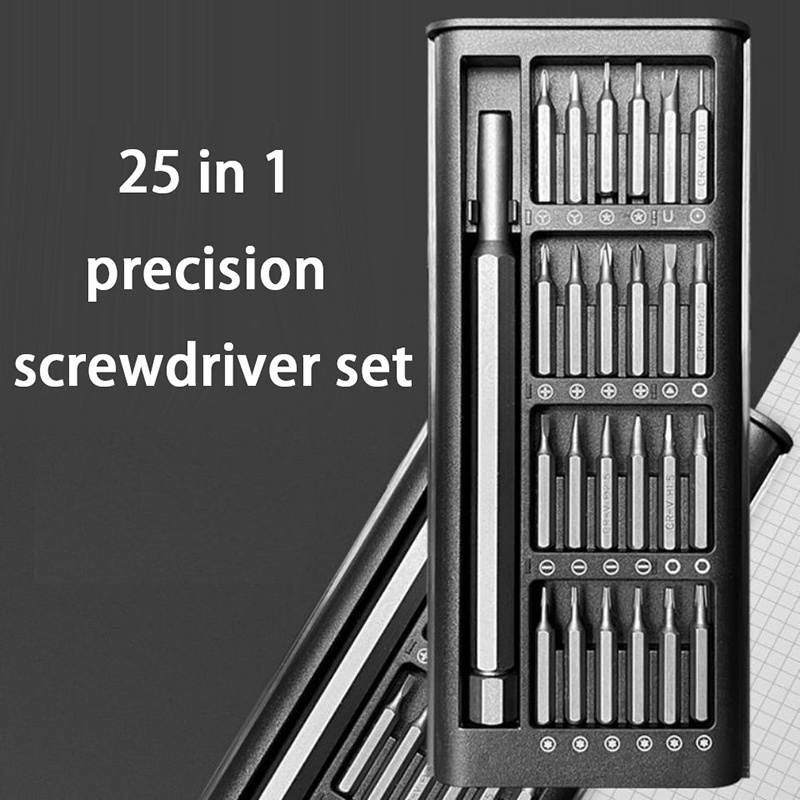 Watch Repair Tool Kit - 25-in-1 precisie schroevendraaierset Magnetische schroevendraaierset Multifunctionele