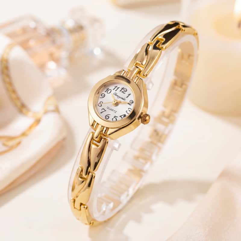 Jewelry Watches Gold - Mode Vrouwen Quartz Armband Horloge Retro