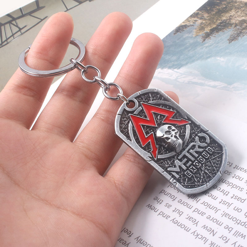 Mens Dog Tag Necklace - Game Metro Exodus 2033 Ketting Hangers