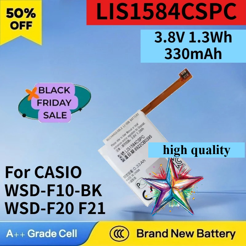 Rg Watches & Jewelry Gmbh - 3.8V 1.3Wh LIS1584CSPC Batterij voor CASIO