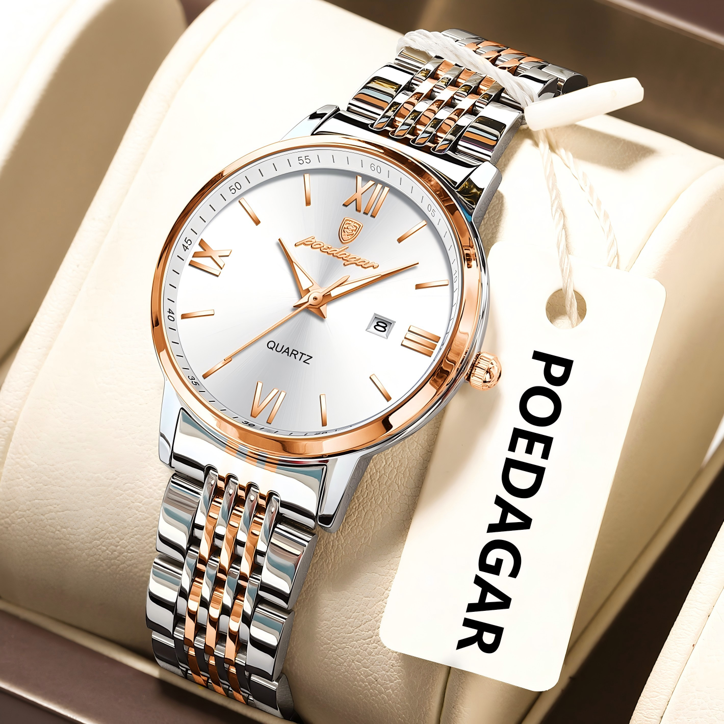 Rg Watches & Jewelry Gmbh - POEDAGAR Luxe Dameshorloges Waterdicht Lichtgevende Datum