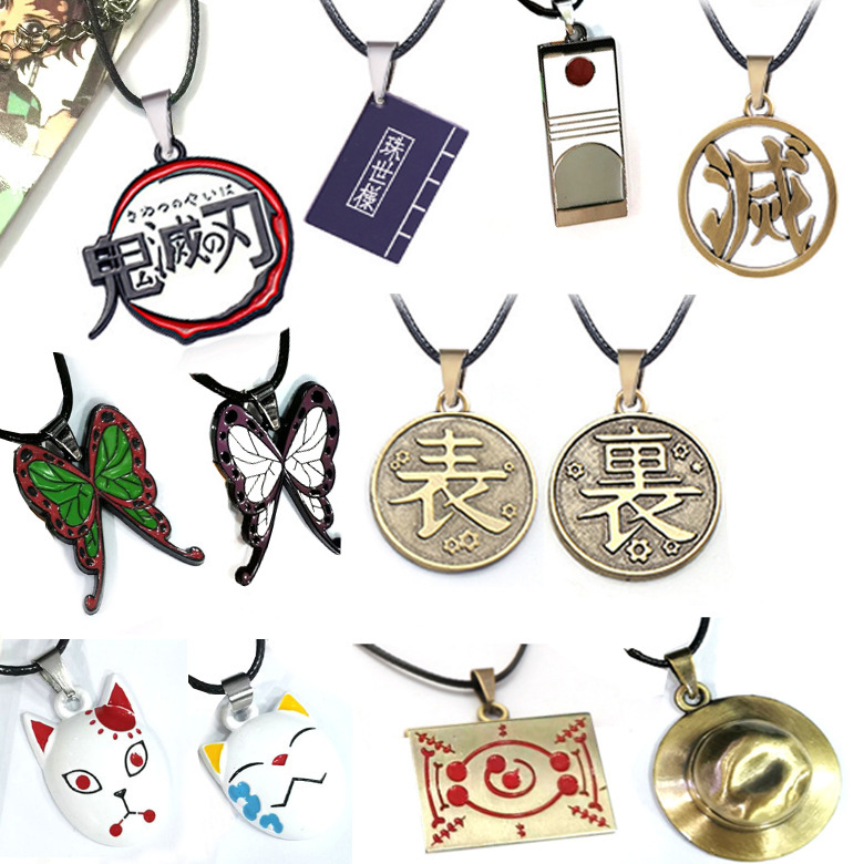 Butterfly Pendant Necklace - Demon Slayer Anime Hanger Ketting Kimetsu