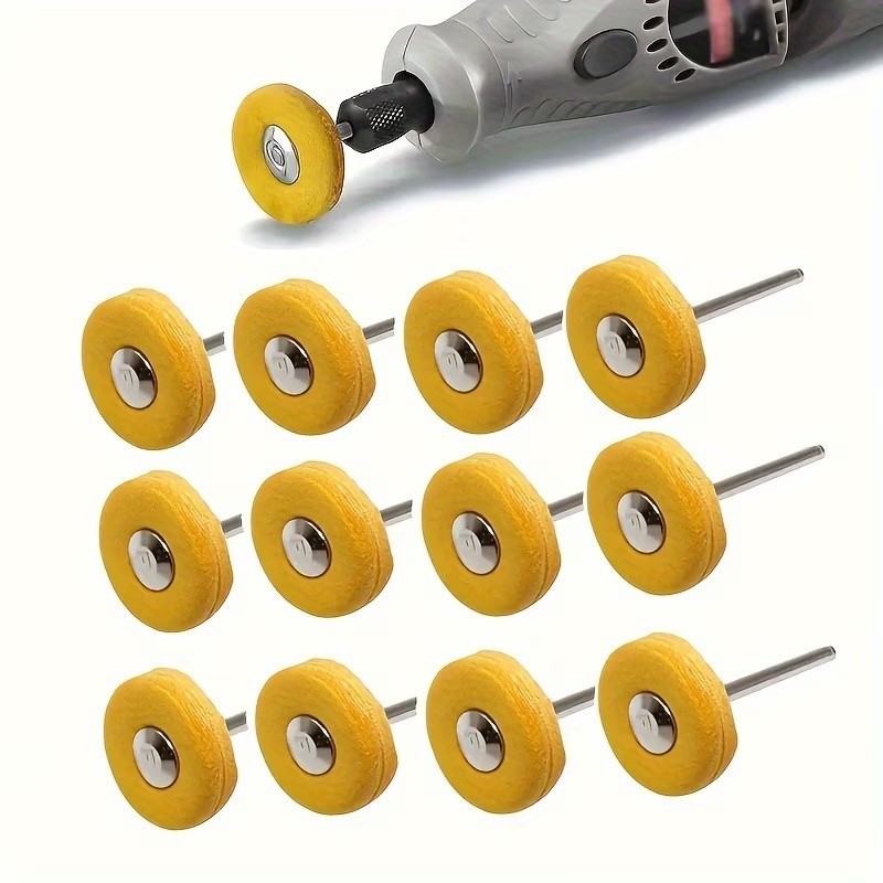 Jewelry Watches & Accessories - 66 stuks 3 mm geel polijstdoekwiel,