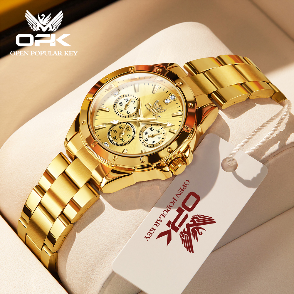 Jewelry Watches Gold - Opk 6001 Polshorloge Voor Vrouwen Modetrends