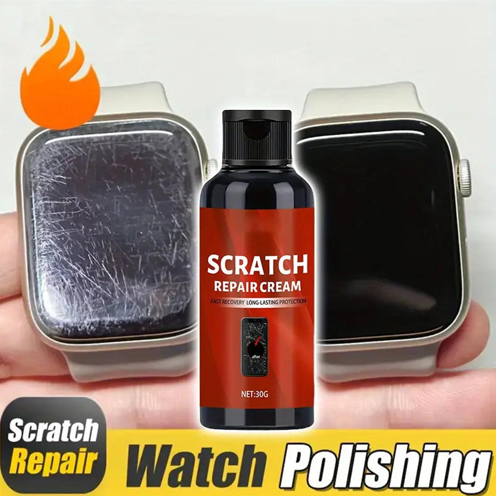 Watch Repair Tool Kit - Glaskrasverwijderaar & polijstcrème snelle reparatieset voor