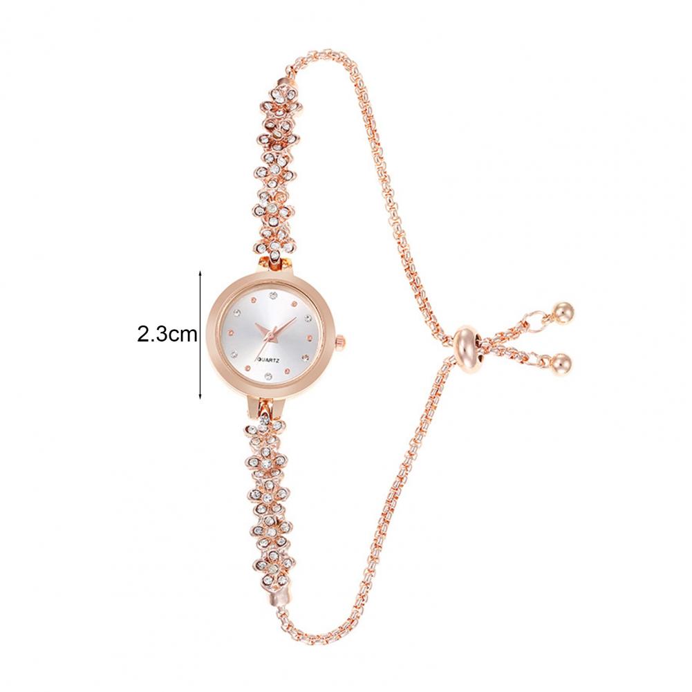 Jewelry Like Watches - 2,3 cm vrouwen strass armband horloge