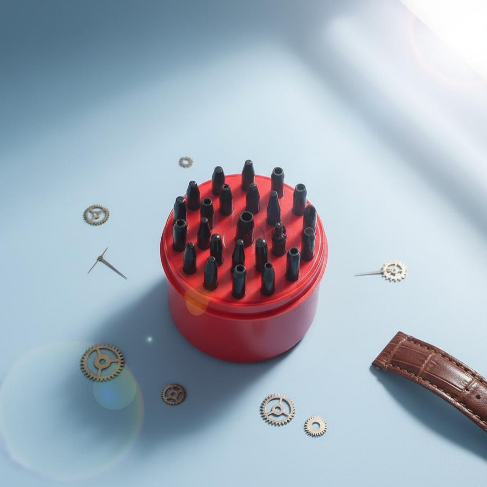 Watch Repair Tool Kit - 25-delige horlogehandpersset van gelegeerd staal, horloge-reparatieset,
