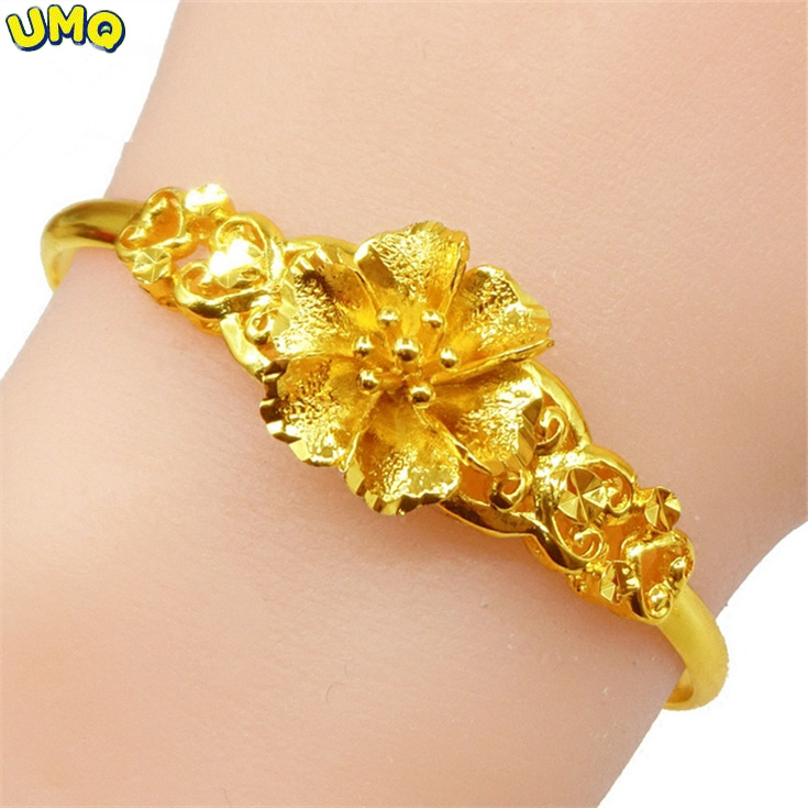 Rose Gold Bracelet - Umq 24K Gouden Armband 999 Volledige