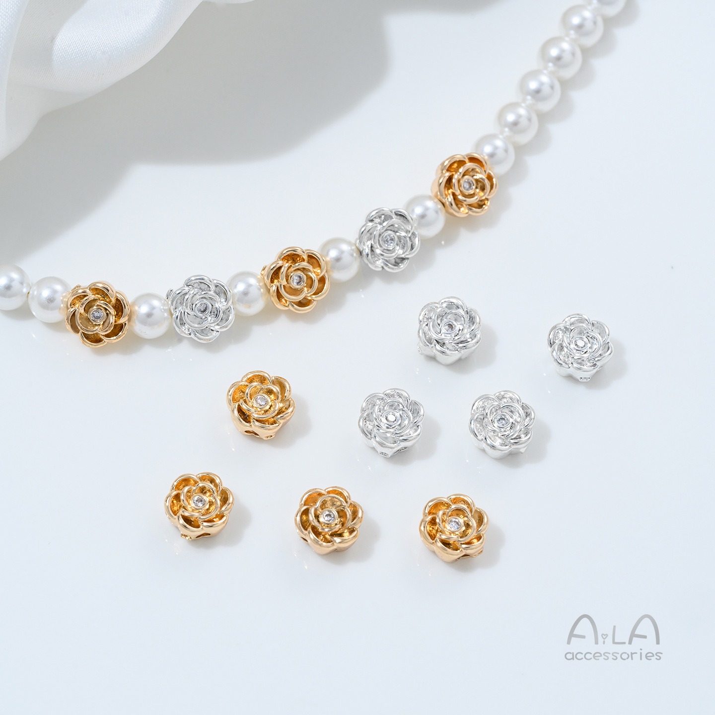 Rose Gold Bracelet - Koper verguld 14K goud ingelegd zirkoon