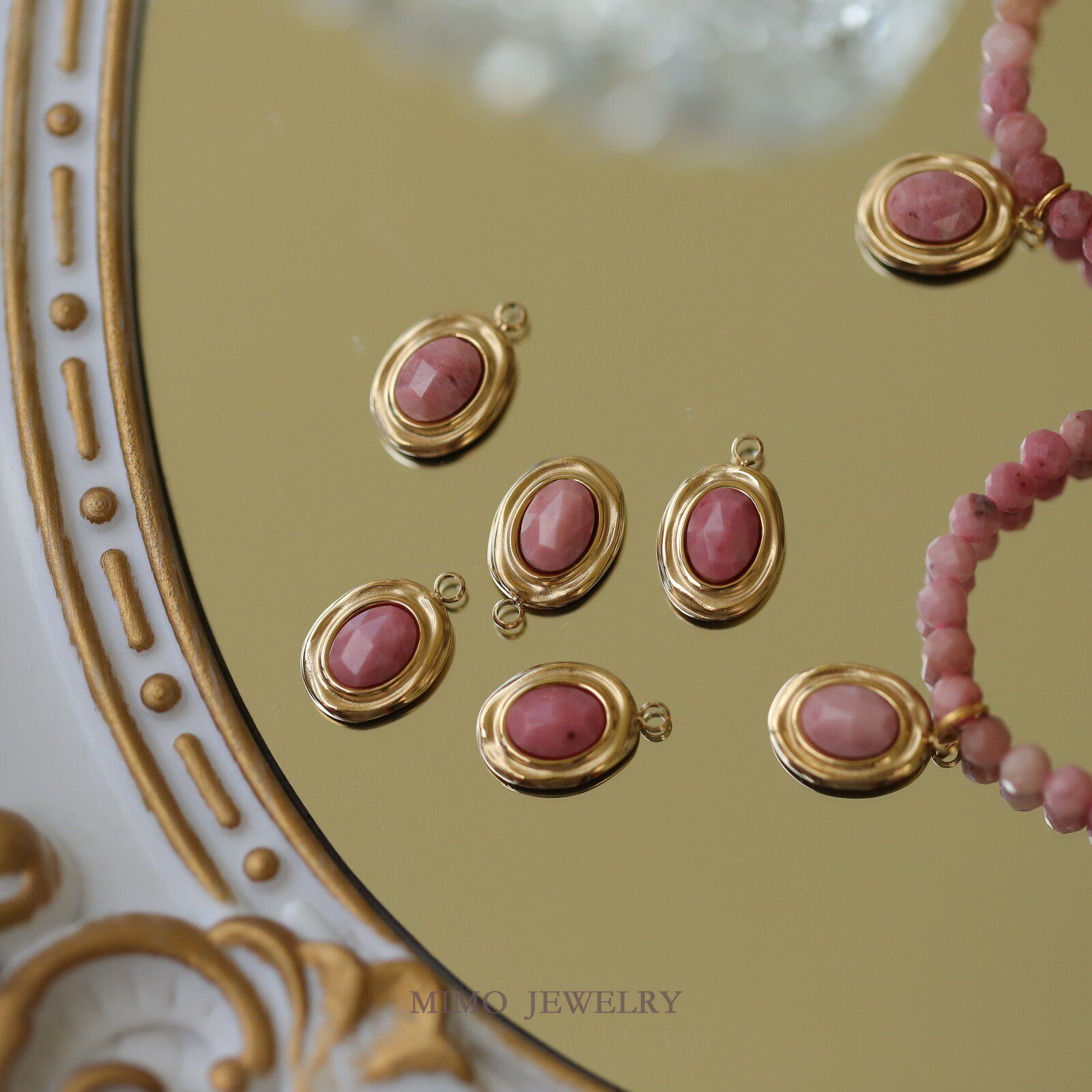 Rose Gold Bracelet - 1 stks Titanium Staal Verguld Droog