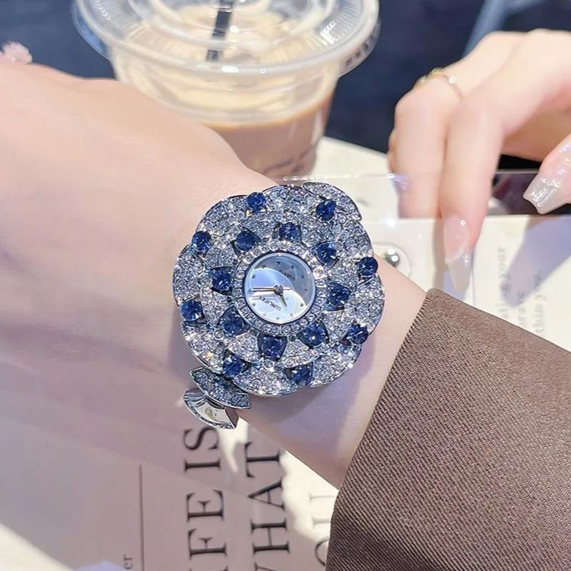 Jewelry Watches Gold - Elegant gouden quartz horloge voor dames