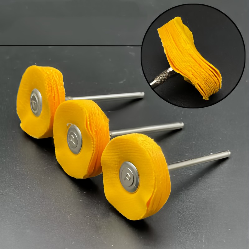Jewelry Watches & Accessories - 20 stuks 3 mm geel polijstdoekwiel,