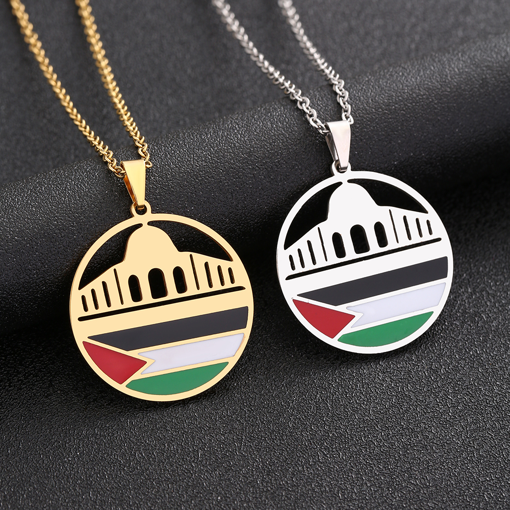 Al Ain Jewelry & Watches Exhibition 2025 - Al-Aqsa Moskee En Palestina Hanger Ketting