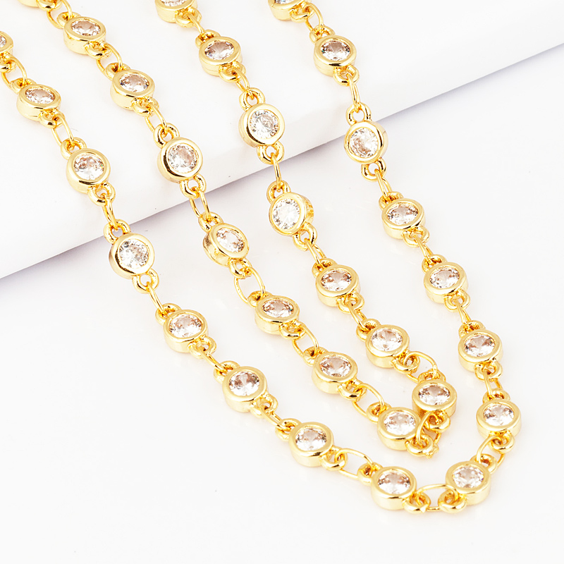 Stevige half afgewerkte CZ-ket - Rose Gold Bracelet recensie en prijs
