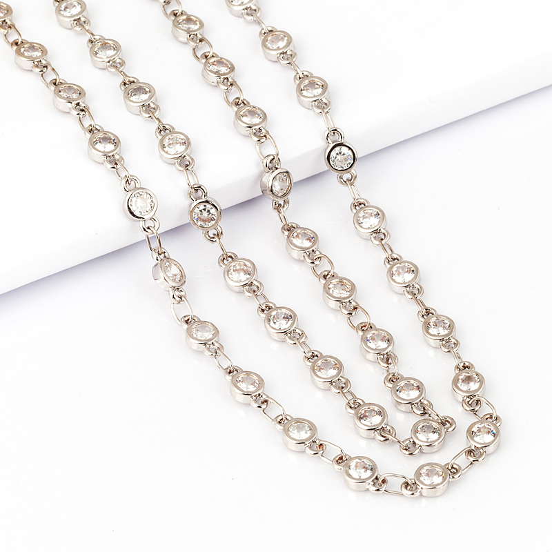 Stevige half afgewerkte CZ-ket - Rose Gold Bracelet recensie en prijs