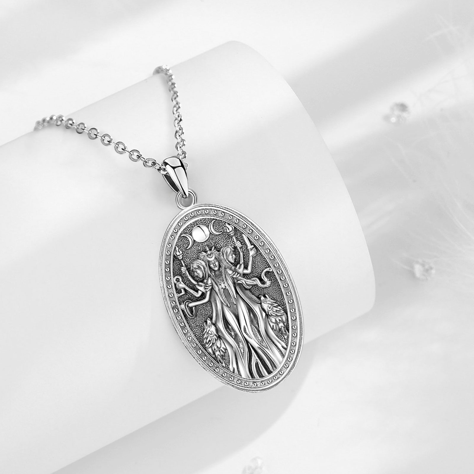 Eudora 925 Sterling Zilver Tri - Mens Dog Tag Necklace recensie en prijs