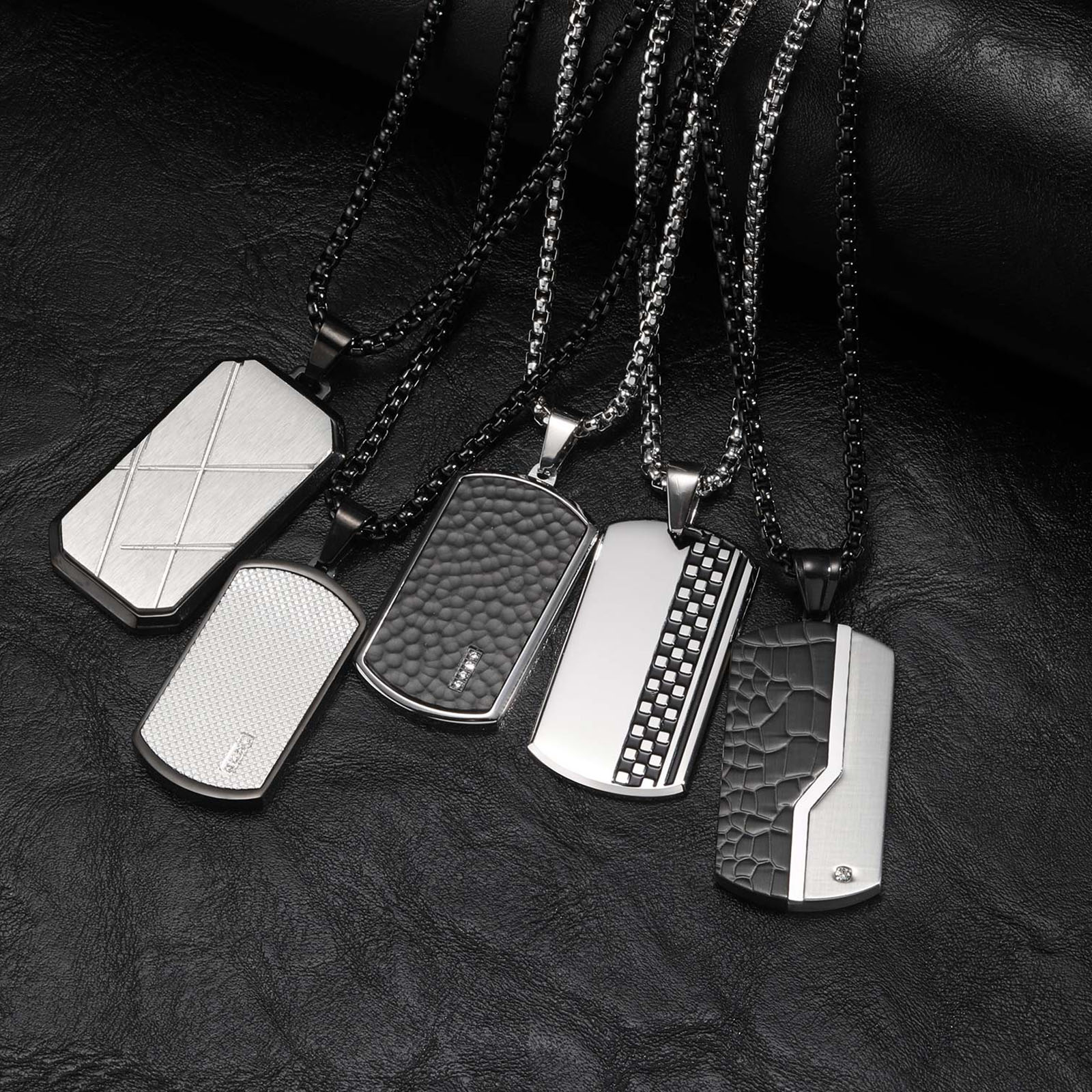 Stijlvolle herenhangerketting, - Mens Dog Tag Necklace recensie en prijs
