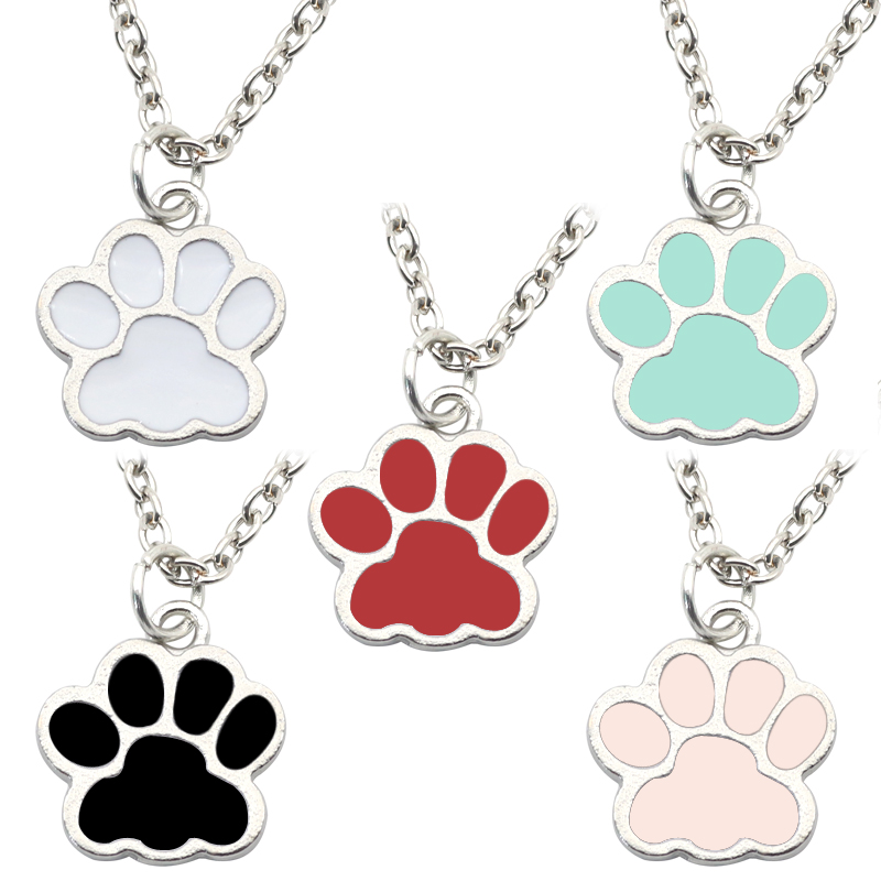 Mode Hond Poot Kat Voetafdruk  - Mens Dog Tag Necklace recensie en prijs