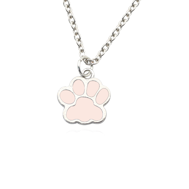Mode Hond Poot Kat Voetafdruk  - Mens Dog Tag Necklace recensie en prijs