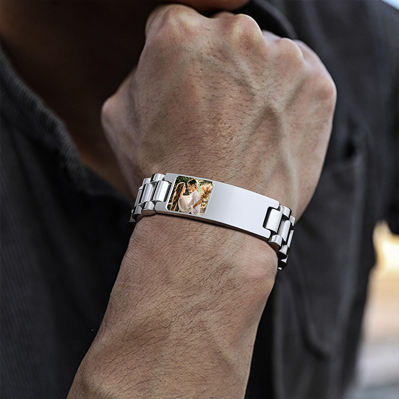 Aangepaste foto tekst armband  - Jewelry Like Watches recensie en prijs
