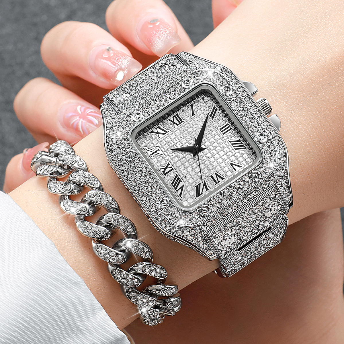 2-delige set met ijs-effect vi - Jewelry Like Watches recensie en prijs