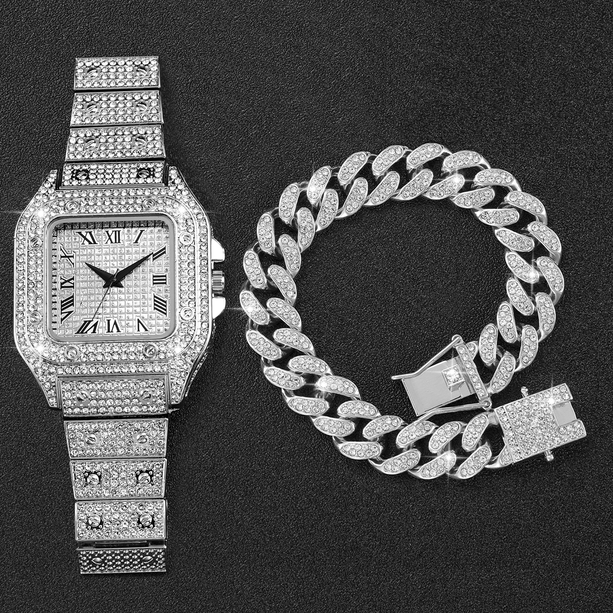 2-delige set met ijs-effect vi - Jewelry Like Watches recensie en prijs