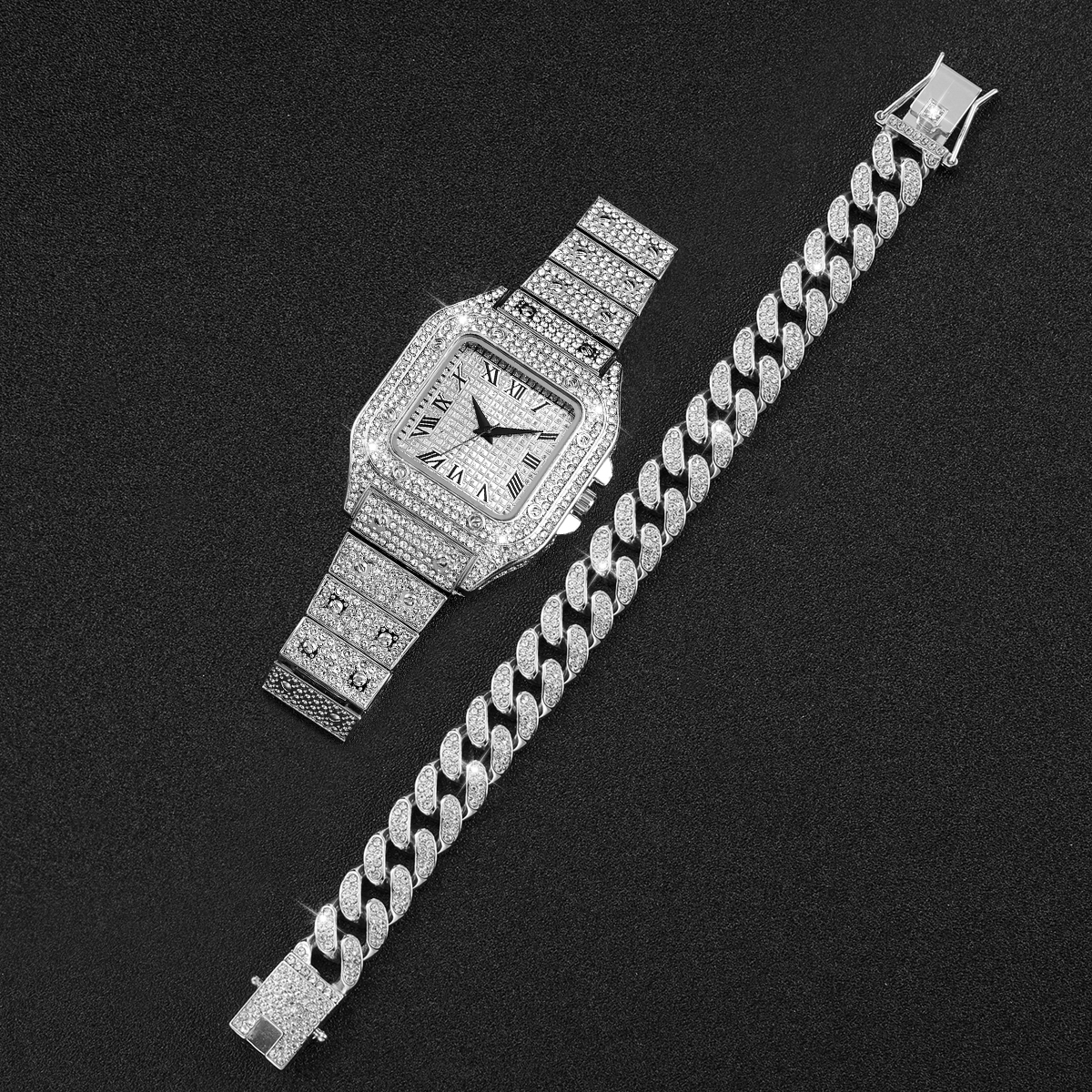 2-delige set met ijs-effect vi - Jewelry Like Watches recensie en prijs