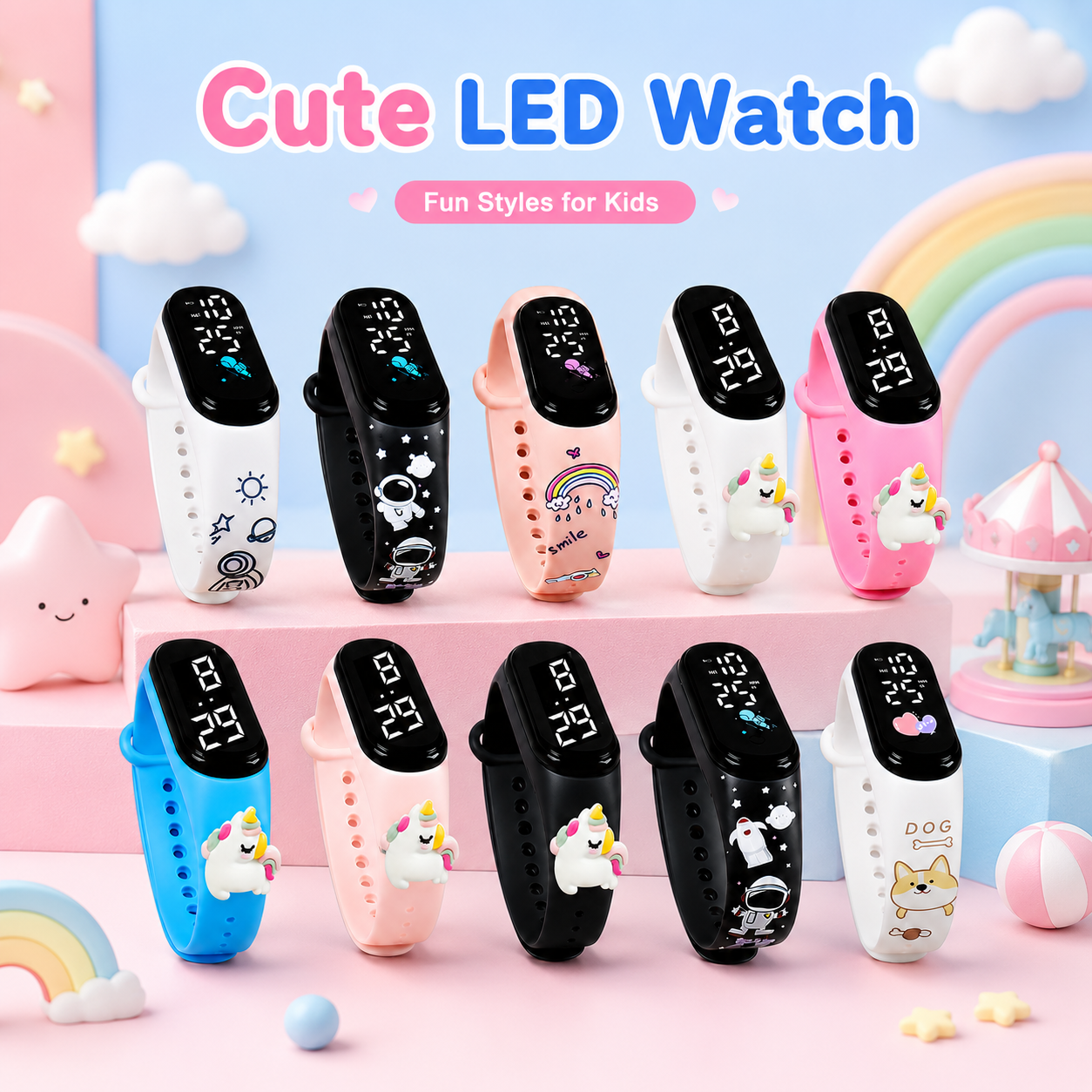 Set van 10 Fashion Astral Rain - Astral Watches & Jewelry Netanya recensie en prijs