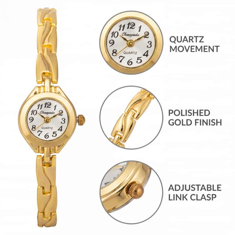 Mode Vrouwen Quartz Armband Ho - Jewelry Watches Gold recensie en prijs