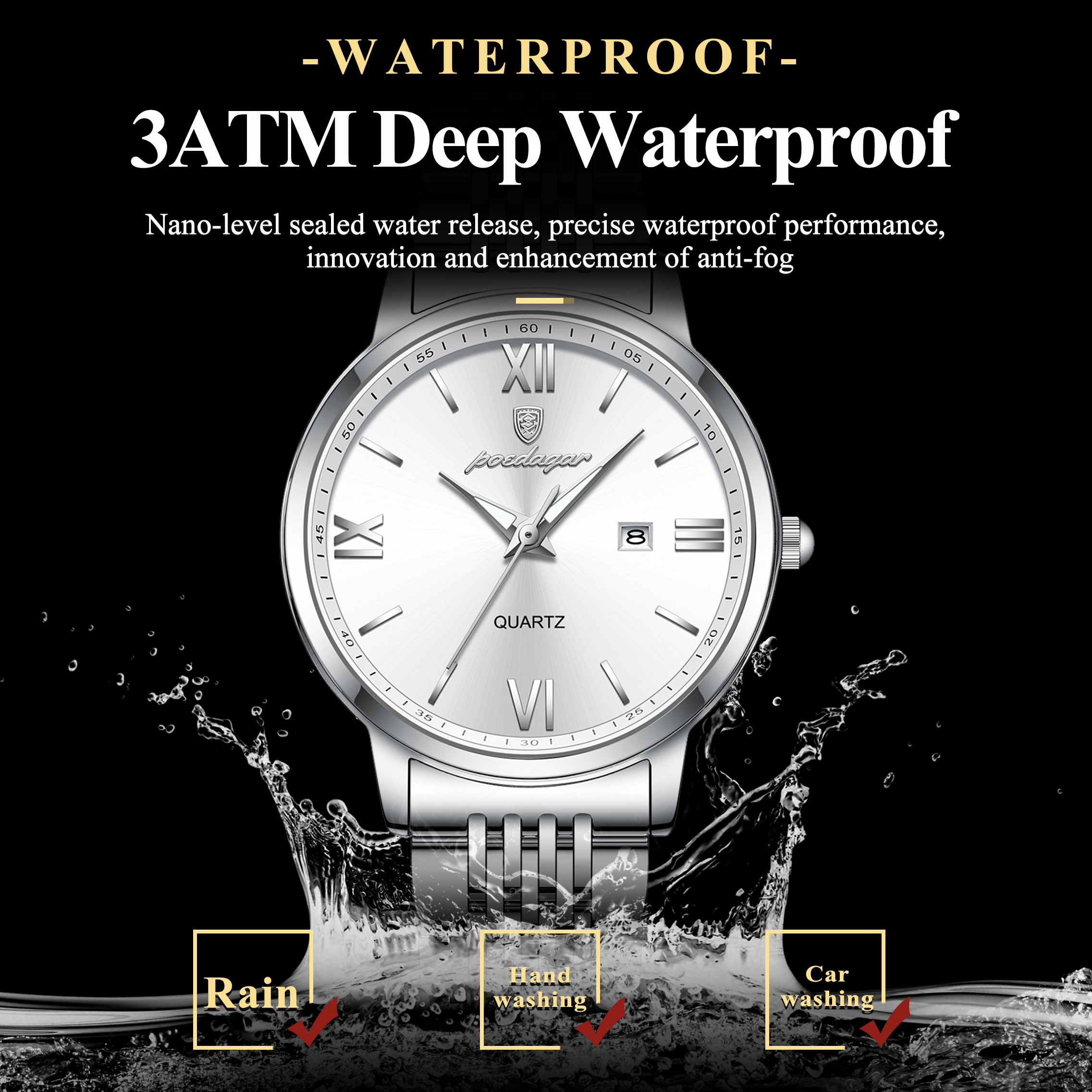 POEDAGAR Luxe Merk Horloge Voo - Rg Watches & Jewelry Gmbh recensie en prijs
