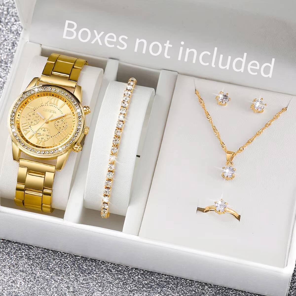 6 stks/set mode strass damesho - Jewelry Like Watches recensie en prijs
