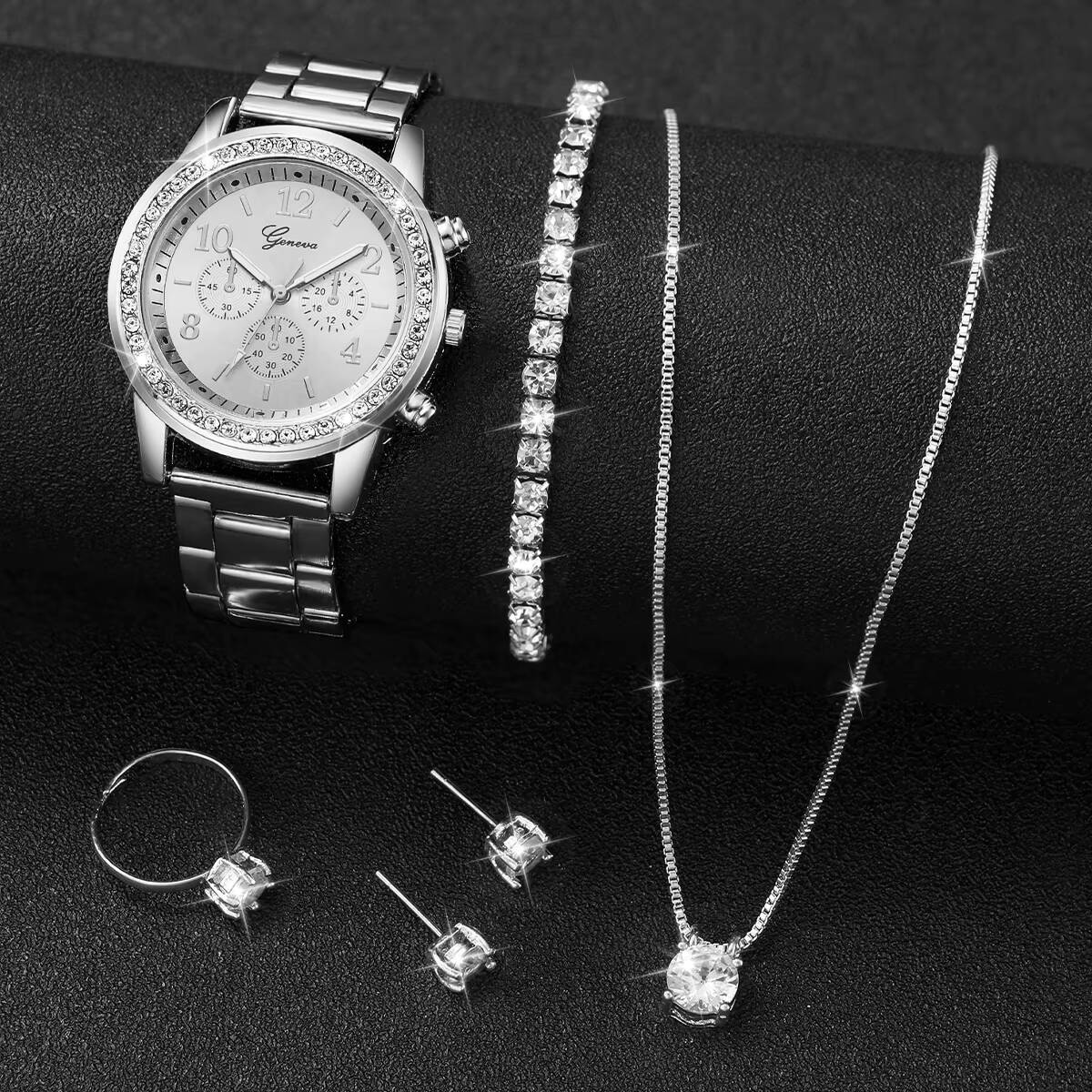 6 stks/set mode strass damesho - Jewelry Like Watches recensie en prijs