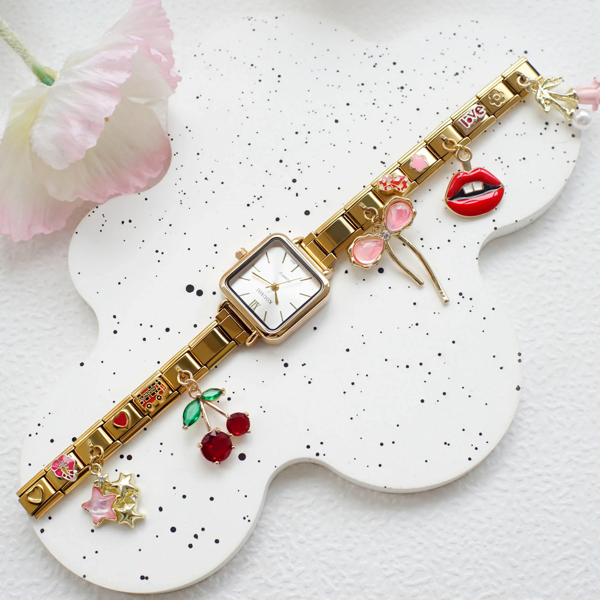 Dames vierkant Italiaans horlo - Jewelry Like Watches recensie en prijs