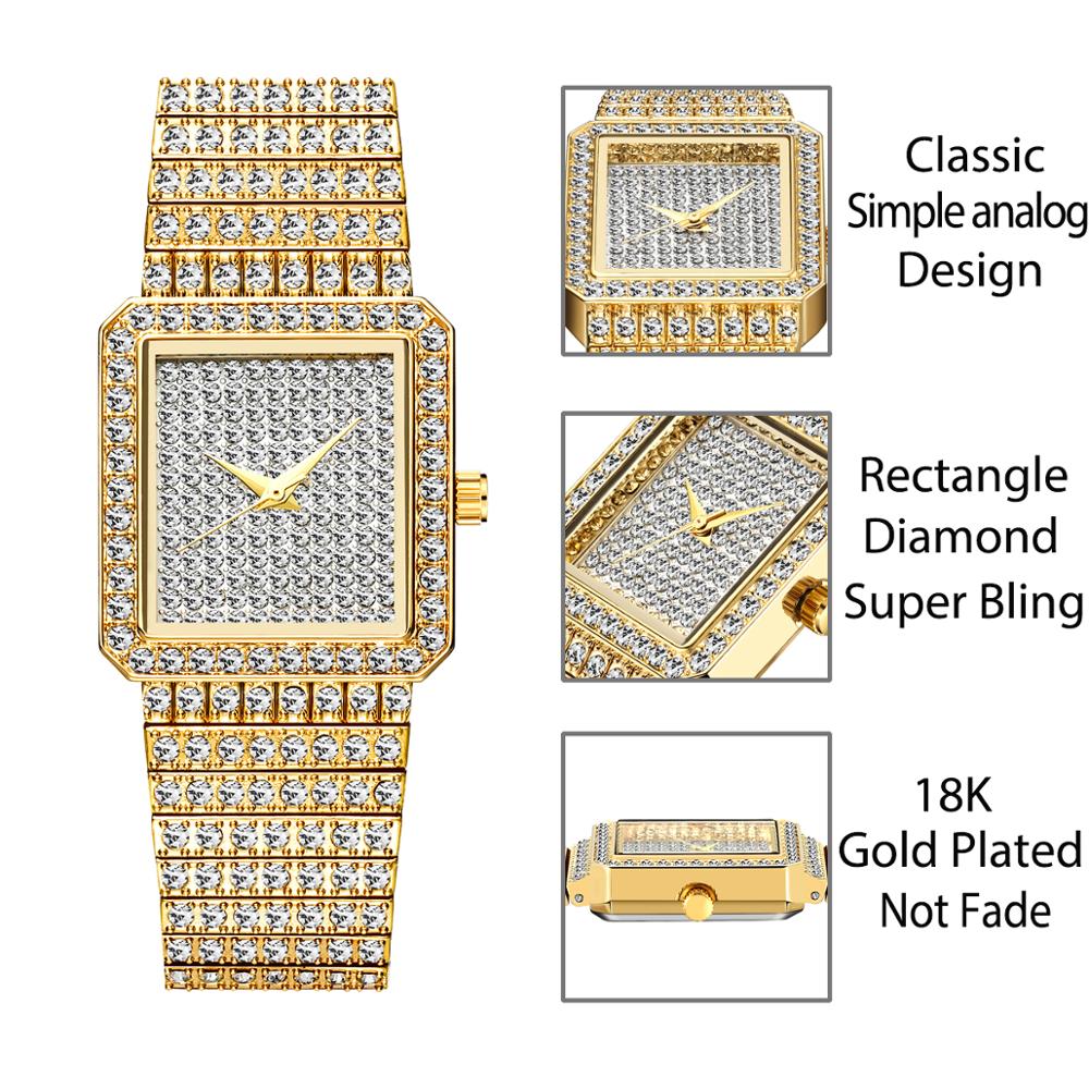 Missfox Diamant Horloge Voor V - Jewelry Watches Gold recensie en prijs