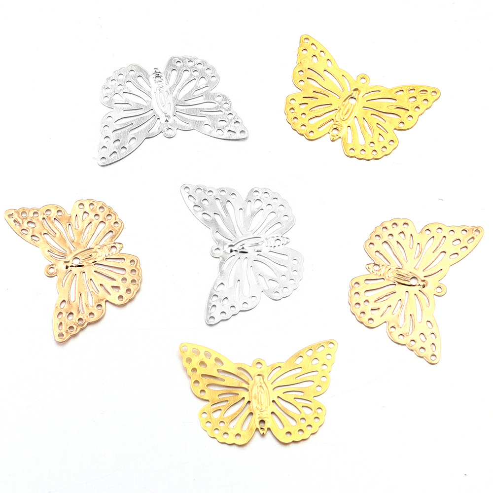50 stks/partij Vlinder Filigra - Butterfly Pendant Necklace recensie en prijs