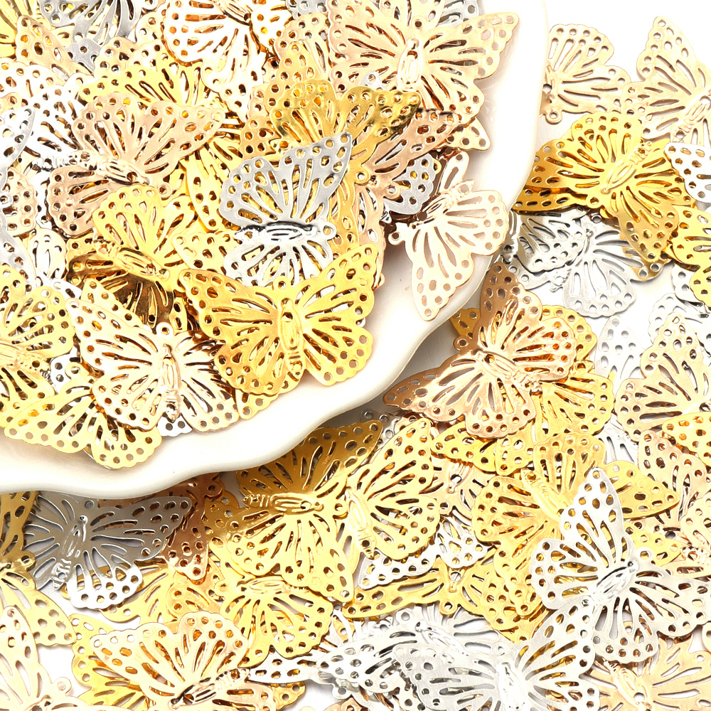 50 stks/partij Vlinder Filigra - Butterfly Pendant Necklace recensie en prijs