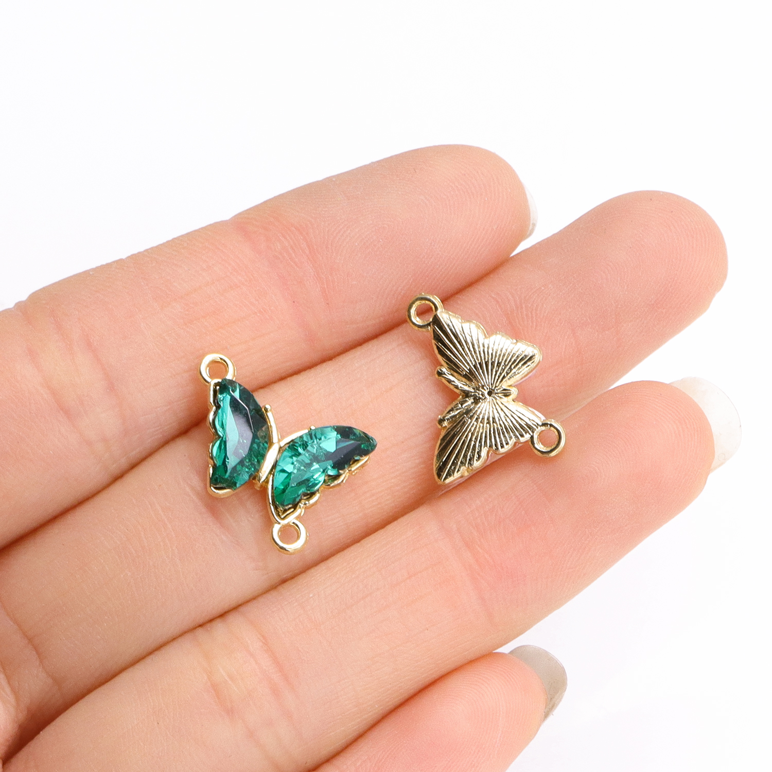 10 Stuks Kristalglas Vlinder C - Butterfly Pendant Necklace recensie en prijs