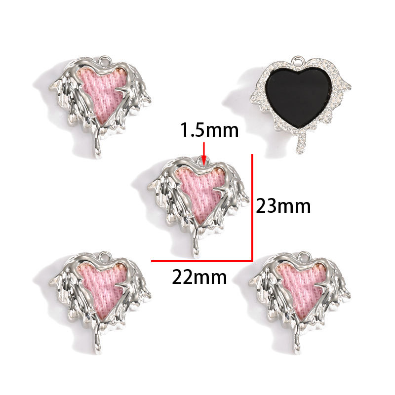 5 stuks mix roze Y2K hart emai - Butterfly Pendant Necklace recensie en prijs