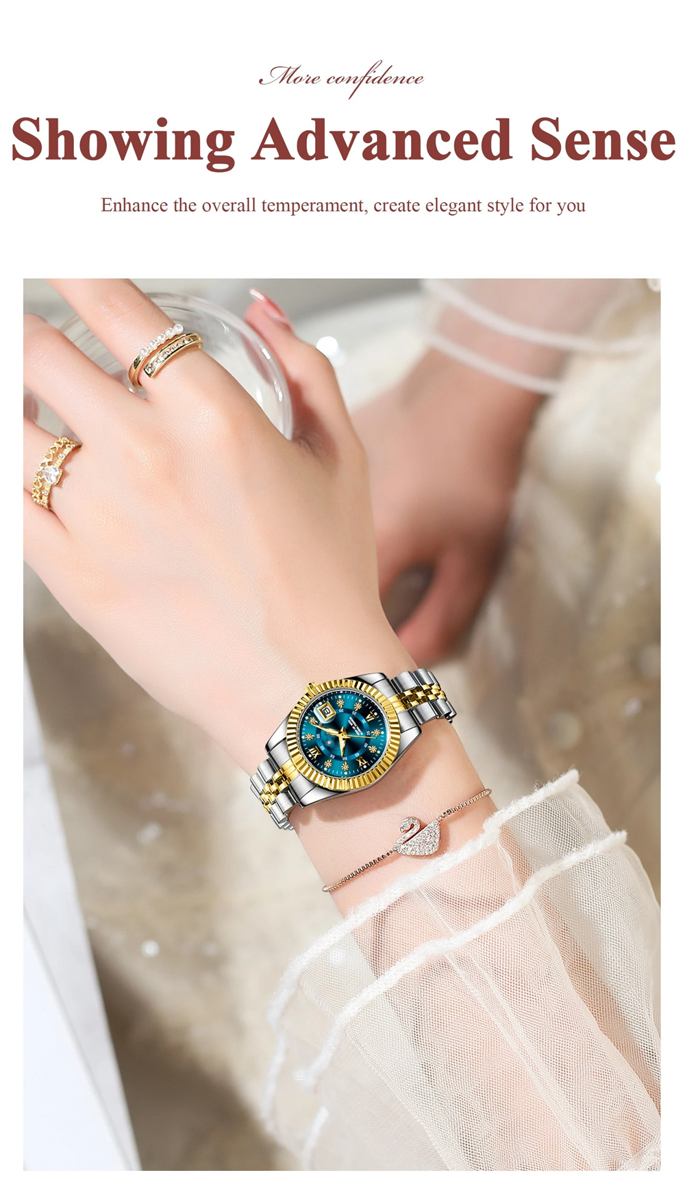 28 MM Fashion Quartz Horloges  - Jewelry Watches Gold recensie en prijs