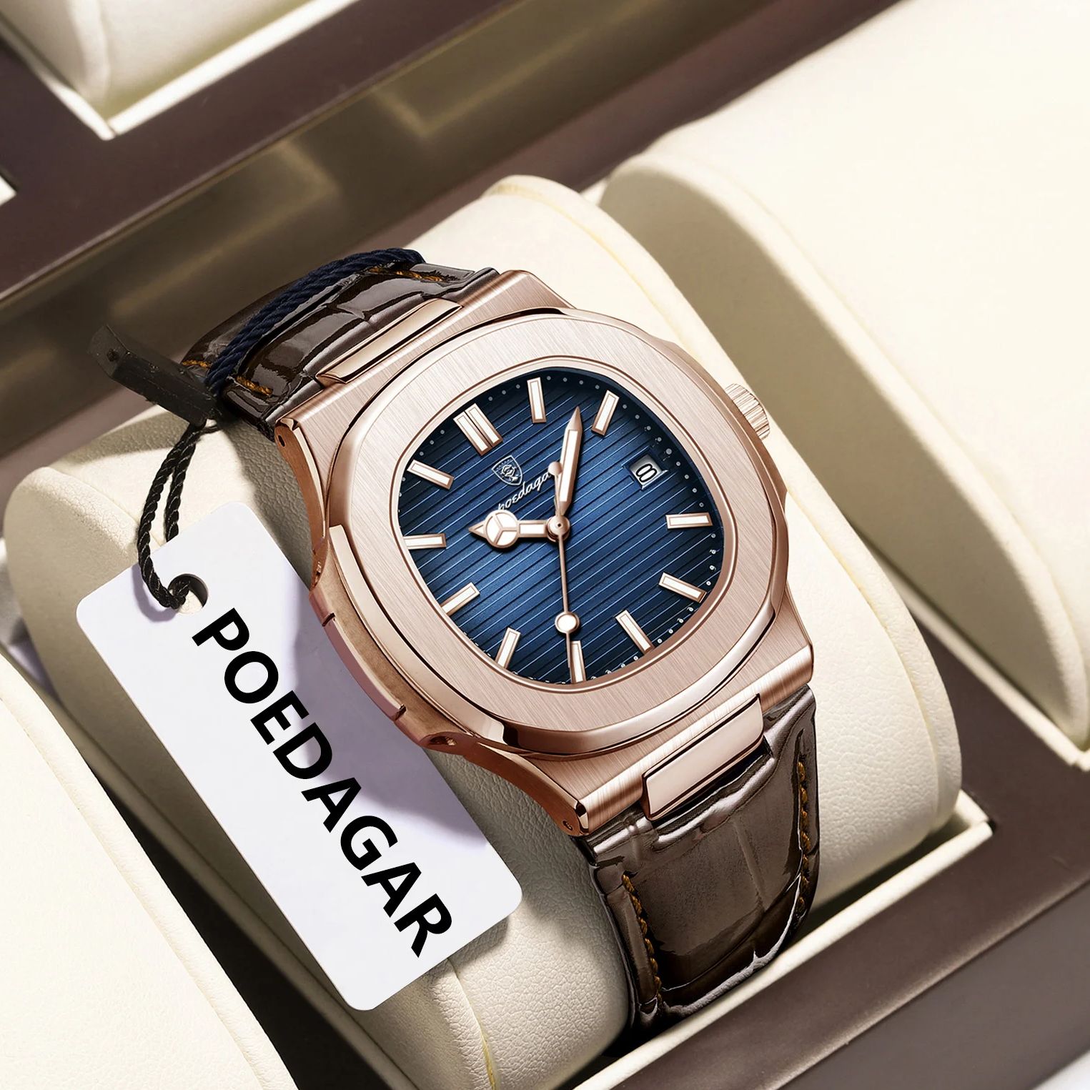 POEDAGAR zakenman horloge datu - Rg Watches & Jewelry Gmbh recensie en prijs