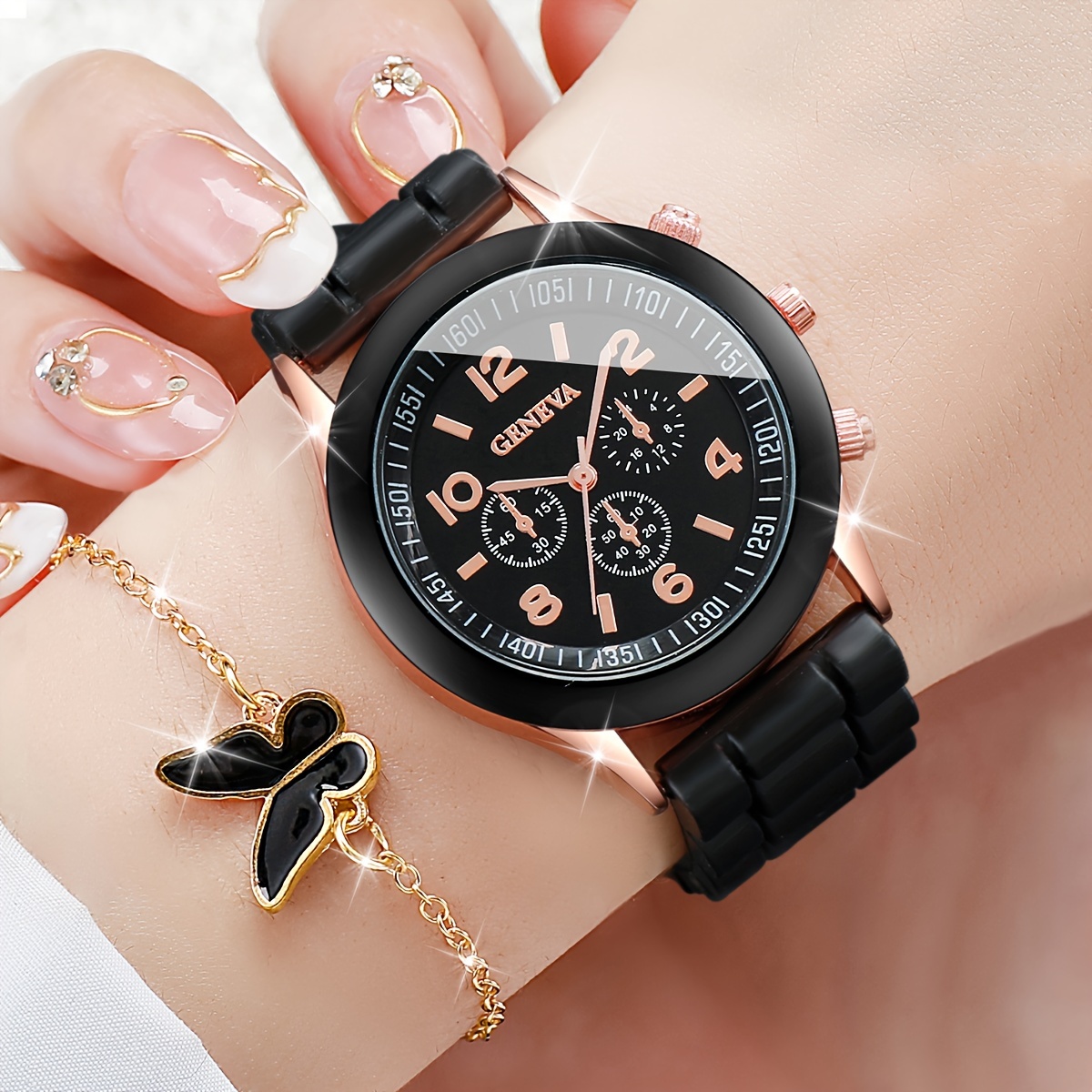 6 stks/set dameshorloge casual - Jewelry Like Watches recensie en prijs