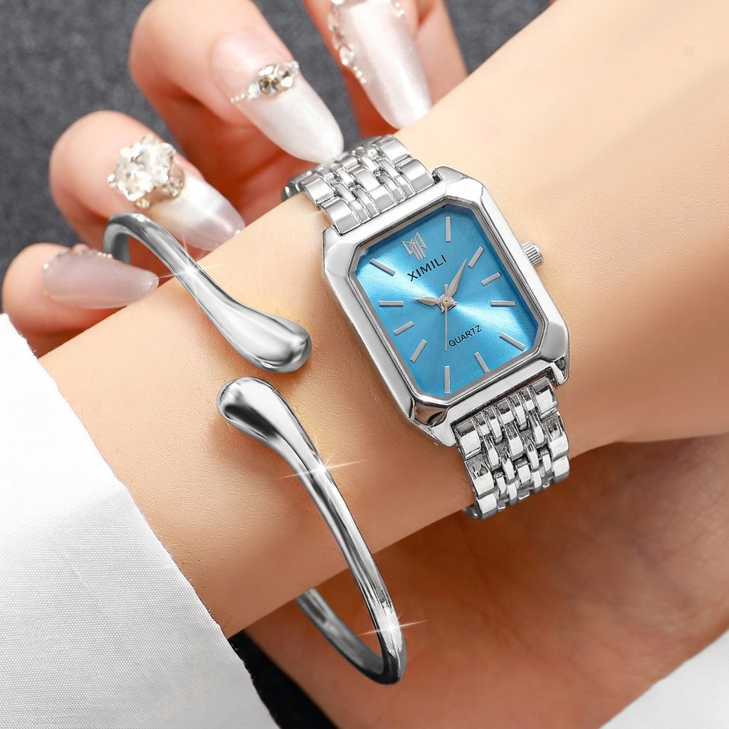 6 STKS Mode Rechthoek Vrouwen  - Jewelry Like Watches recensie en prijs