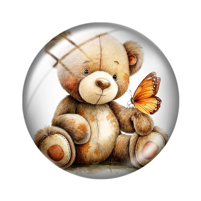 Beer Vlinder 12/18/20/25mm gla - Butterfly Pendant Necklace recensie en prijs