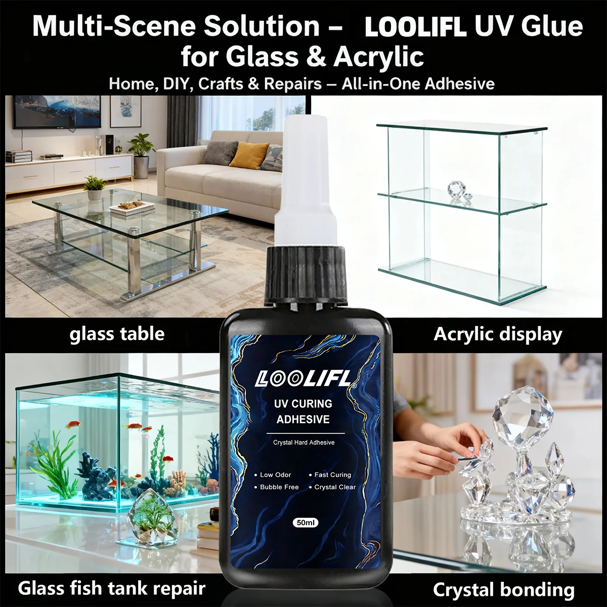 Loolifl 50ml UV-lijm met UV-la - Jewelry Repair & Watches Durham Nc recensie en prijs