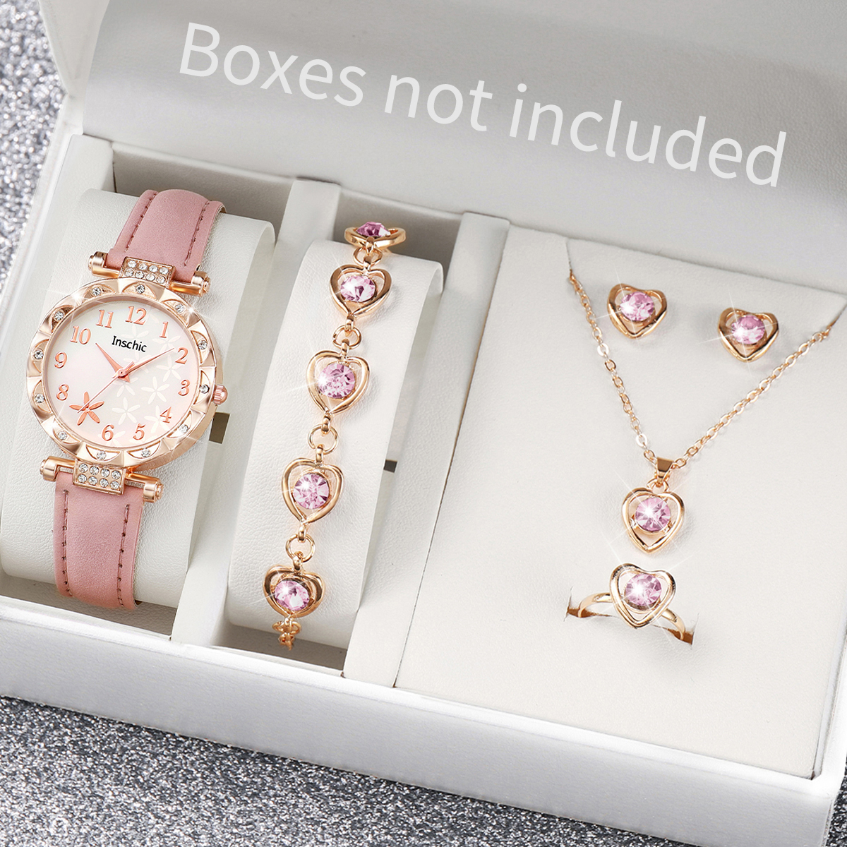 5/6PCS Mode Strass Vrouwen Hor - Jewelry Like Watches recensie en prijs