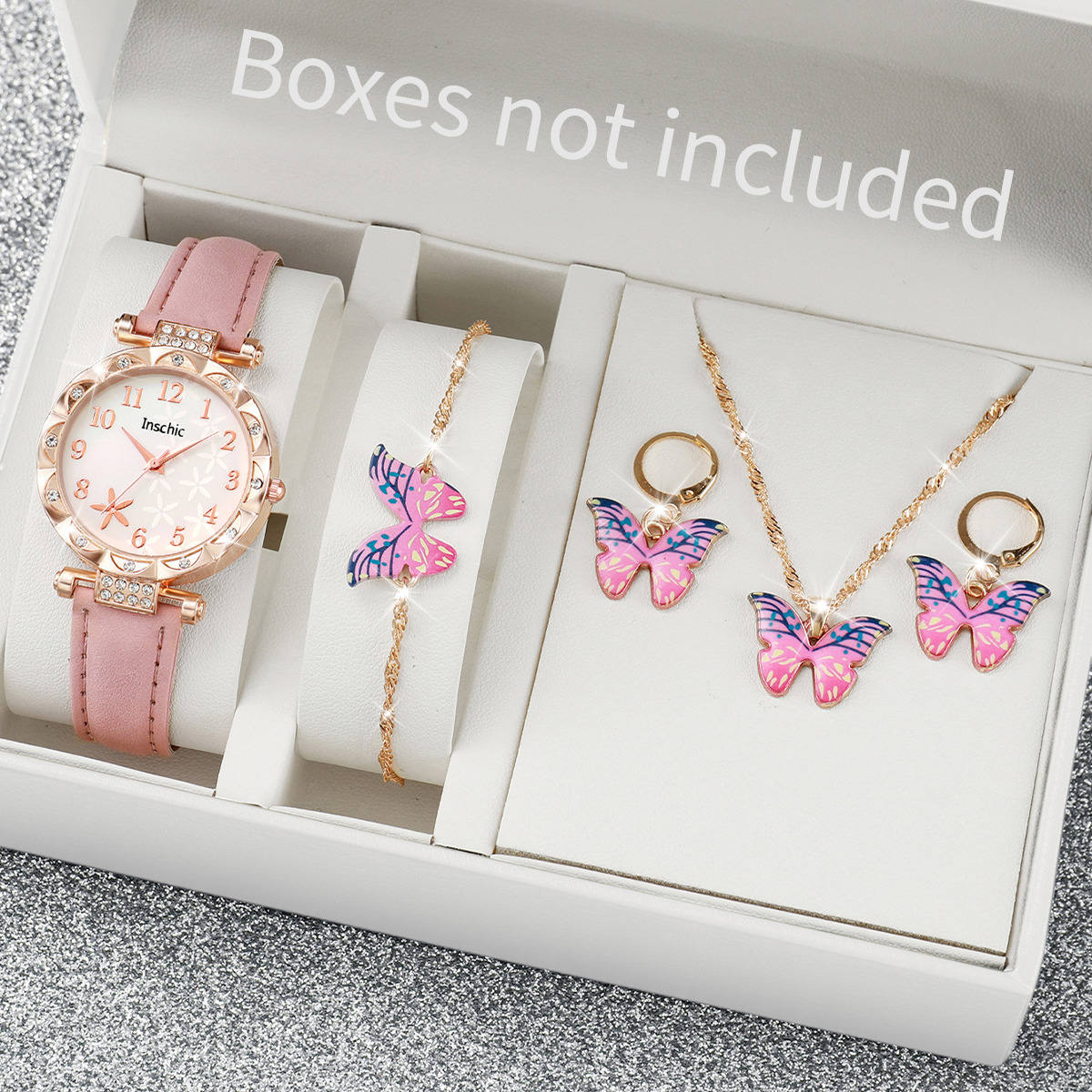 5/6PCS Mode Strass Vrouwen Hor - Jewelry Like Watches recensie en prijs
