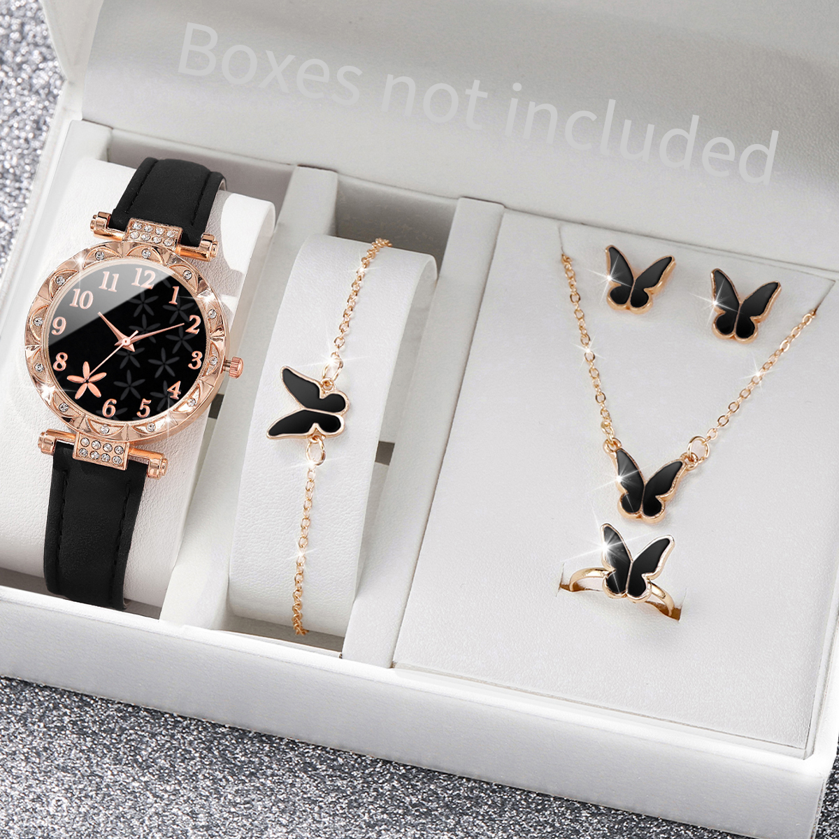 5/6PCS Mode Strass Vrouwen Hor - Jewelry Like Watches recensie en prijs