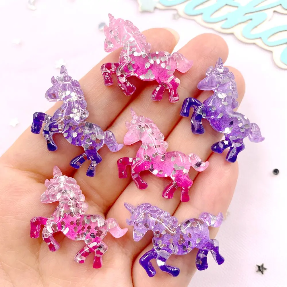 6 STKS Kleurrijke Hars Glitter - Paradise Jewelry & Watches Dolphin Mall recensie en prijs